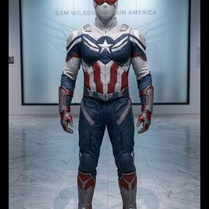 Marvel Superhero Costume - Red, Blue, White